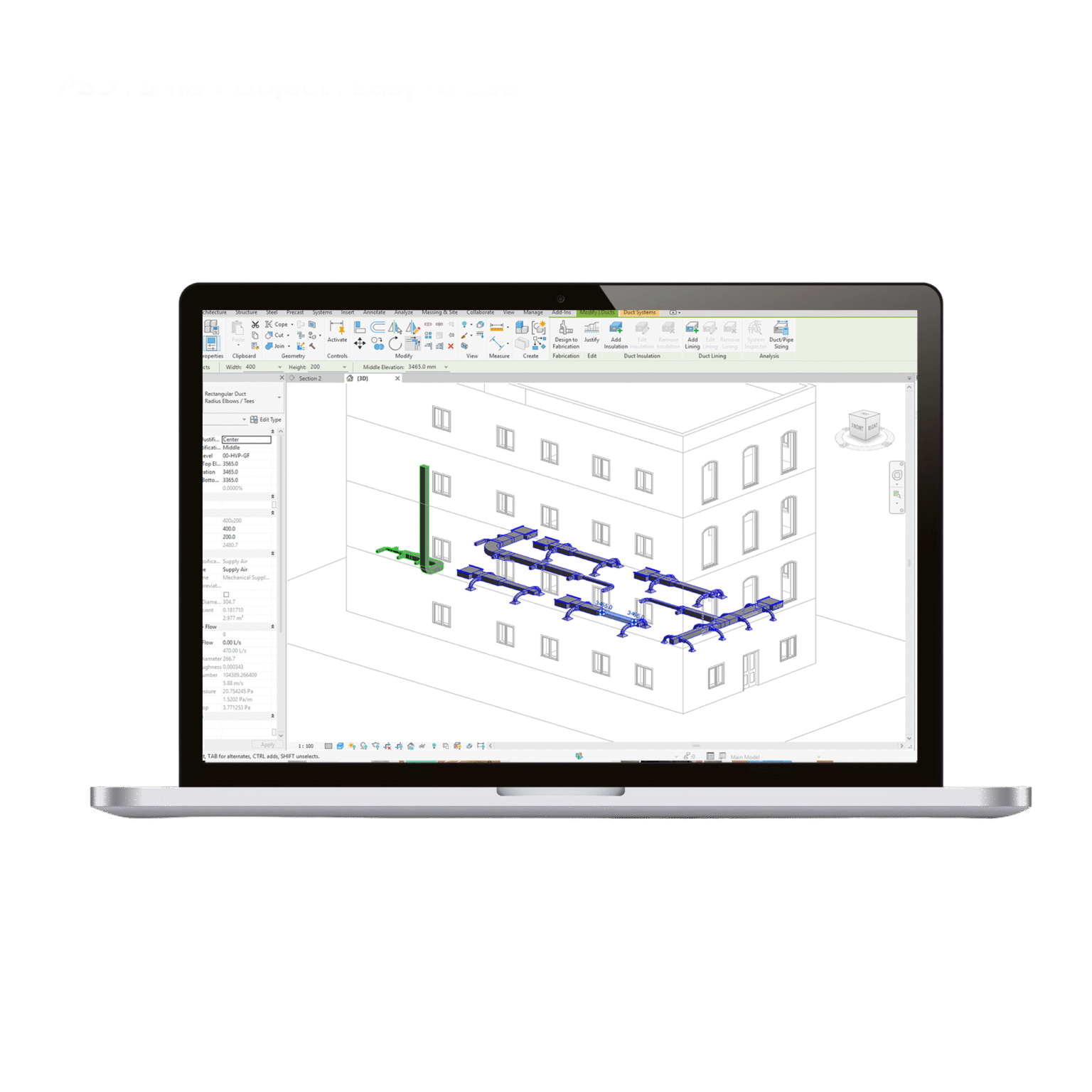 BIM 3D model visualization